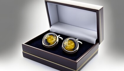 unique, elegant, men's cufflinks on shirt sleeves for a more fashionable look