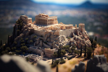 The Acropolis Of Athens Greece Generative AI