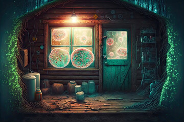 bacteria in the cabin dangerous invisible microorganisms, generative ai