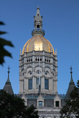 Wall Mural - Connecticut state capitol building in Hartford, Connecticut.