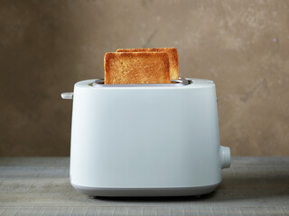 Canvas Print - freshly toasted bread slices