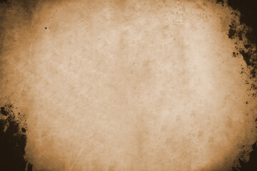 Poster - Old brown paper texture background,simple vintage design background