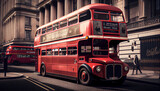 Fototapeta  - double decker bus