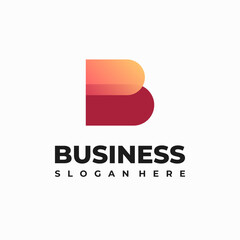 Wall Mural - modern b letter initial logo designs icon, b business logo icon template