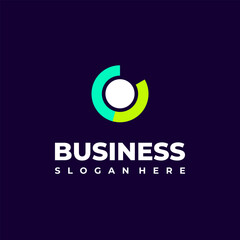 Wall Mural - simple financial and investment logo designs concept vector, modern finance logo designs, graph, dia