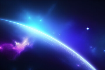Wall Mural - space galaxy abstract background