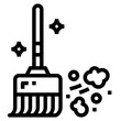Sweep line icon style