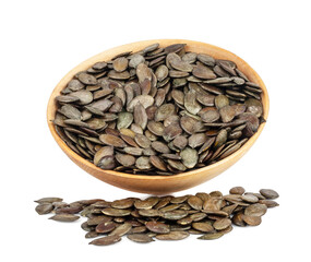 Poster - Pumpkin seeds isolated on a white background.