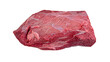 © Thanrada H. - Fresh bottom round beef or round steak isolate on white background.