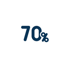 Sticker - 70% -  Transparent PNG