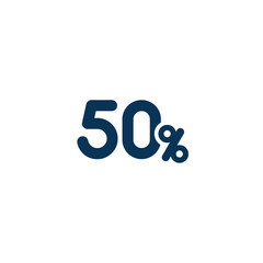 Sticker - 50% -  Transparent PNG