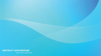 Wall Mural - abstract background with gradient curve shapes