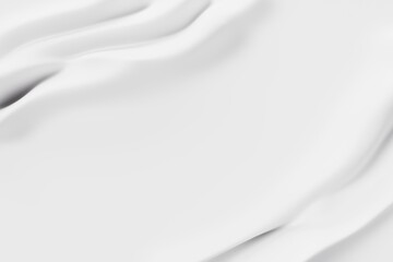 Wall Mural - white satin fabric