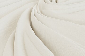 Wall Mural - white silk fabric