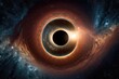 Mysteries of Black Holes. Generative AI