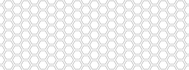 hexagon geometric pattern. seamless hex background. abstract honeycomb cell. vector illustration. de