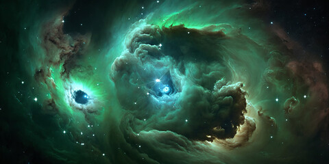 Wall Mural - world in space