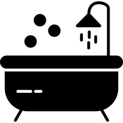 Poster - Bathtub Icon