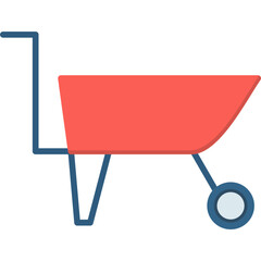 Wall Mural - Wheelbarrow Icon