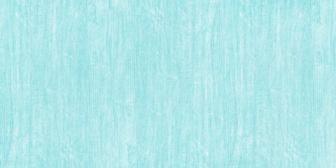 Wall Mural - Light teal blue old shabby wood grain texture. Pastel turquoise wooden surface large background