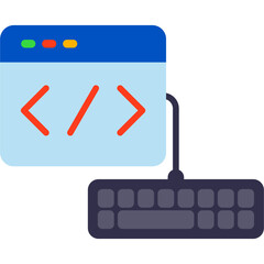 Sticker - Web Development Icon