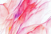Fond Texturé Abstrait De Peinture Aquarelle De Couleur Rose
