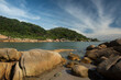 Small parrot island, located in the municipality of Palhoça in Santa Catarina, \brazil