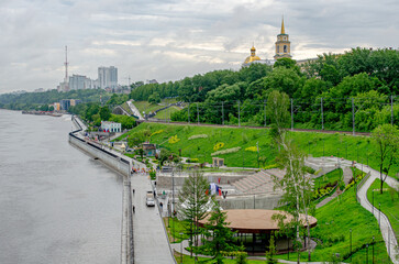 Wall Mural - Набережная реки Кама