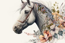 Portrait Of Horse