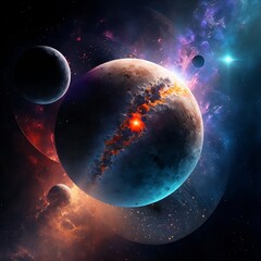 Wall Mural - planets