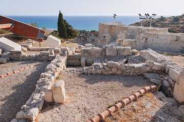 Poster - Ruins in Kourion Archaeological Site in Cyprus island country