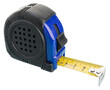 Construction tape measure isolated