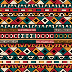 Wall Mural - Tribal ethnic background pattern 3