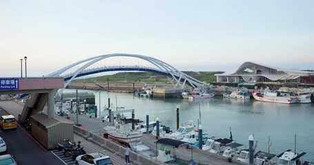 Poster - Yongan Fishing Port in Taoyuan of Taiwan