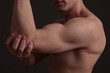 © dream@do - Sport man biceps, shoulder, arm close up. Weight lifting concept