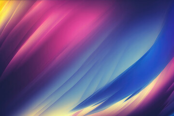 Wall Mural - abstract colorful background with flowing lines as header wallpaper design, generative ai