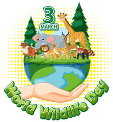 Sticker - World Wildlife Day Banner