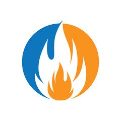 Wall Mural - Fire logo images