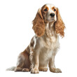Animal Cocker Spaniel dog Design Elements Isolated Transparent Background: Graphic Masterpiece, Clear Alpha Channel for Overlays Web Design, Digital Art, PNG Image Format (generative AI