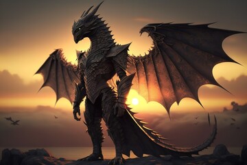 Wall Mural - Fantasy dragon