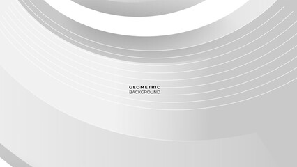 Wall Mural - Grey and white diagonal line architecture geometry tech abstract subtle background vector. Geometric background.