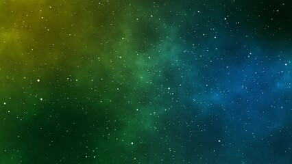 Wall Mural - colorful starry night image cg motion 4k background with changing colors at 60fps