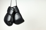 Fototapeta  - Concept of boxing and sport lifestyle with boxing gloves