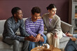 © Seventyfour - Family Discussing Problems with Psychologist