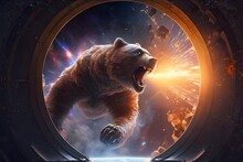 Legendary_space-faring_bear_must_come_out_of_retiremen. Made With Generative AI