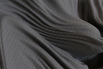 Wall Mural - black fabric texture