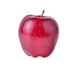 red apple on transparent png