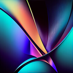Wall Mural - Abstract wave background with dark salmon, can be used as texture, background or wallpaper  Created by AI. AI photo