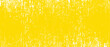 Yellow brush background. Yellow ink splash on backdrop. Brush stroke background for wallpaper, paint splatter template, dirt banner, watercolor design, dirty texture. Trendy brush background, vector