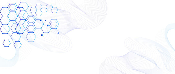 Scientific, technological molecular medical reference. Genetic engineering and molecular structure, DNA circular network, scientific chemical and biotechnological concept, innovative technology, healt